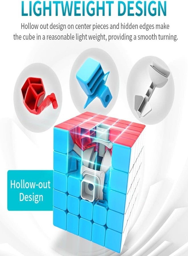 D ETERNAL 5x5 Speed Cube Stickerless 5x5x5 Magic Cube Puzzle Game Toy - Image 2